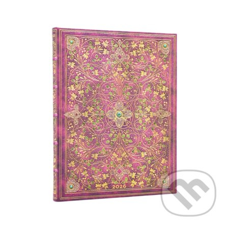 Paperblanks - týždenný diár Diamond Jubilee 2026 (ultra, vertikálny, elastické zatváranie)
