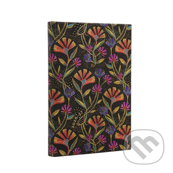 Paperblanks - 18-mesačný týždenný diár Wild Flowers 2026/2027 (horizontálny)