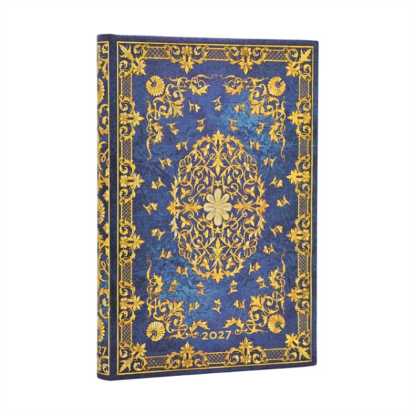 2027 Silk Sky (Guiding Star) Mini 12-Month Hardcover Dayplanner (Elastic Band Closure) Verso Paperblanks
