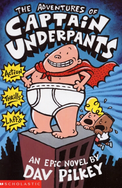 The Adventures of Captain Underpants - Dav Pilkey - kniha z kategorie Beletrie pro děti
