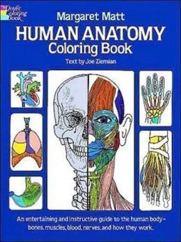 Human Anatomy: Coloring Book - Margaret Matt - kniha z kategorie Omalovánky, vystřihovánky, papír