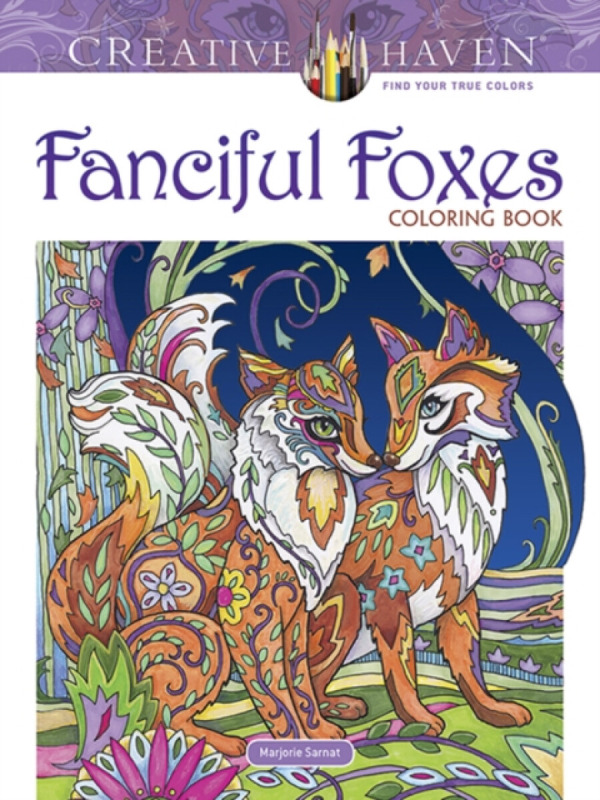 Creative Haven Fanciful Foxes Coloring Book - Marjorie Sarnat