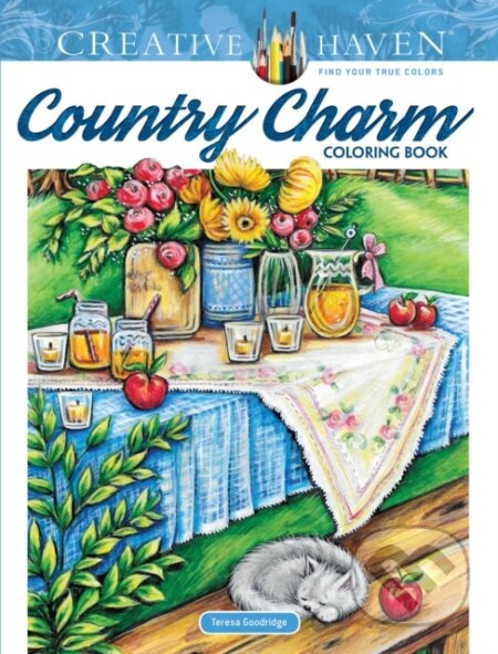 Creative Haven Country Charm Coloring Book - Teresa Goodridge - kniha z kategorie Zdraví a životní styl