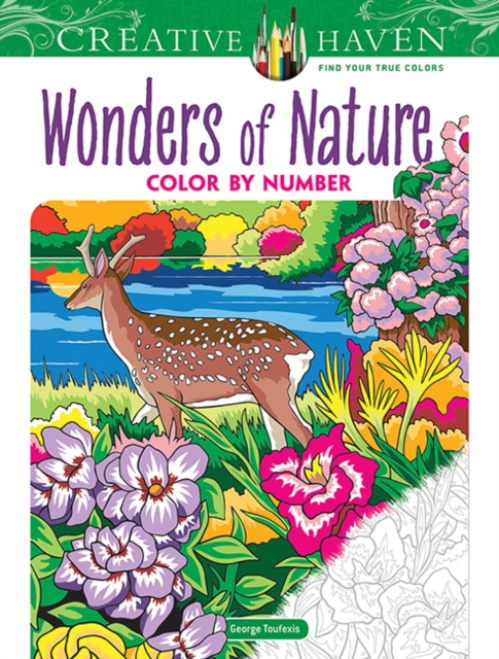 Creative Haven Wonders of Nature Color by Number Dover Publications Inc.