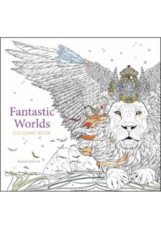 Fantastic Worlds Coloring Book Dover Publications Inc.