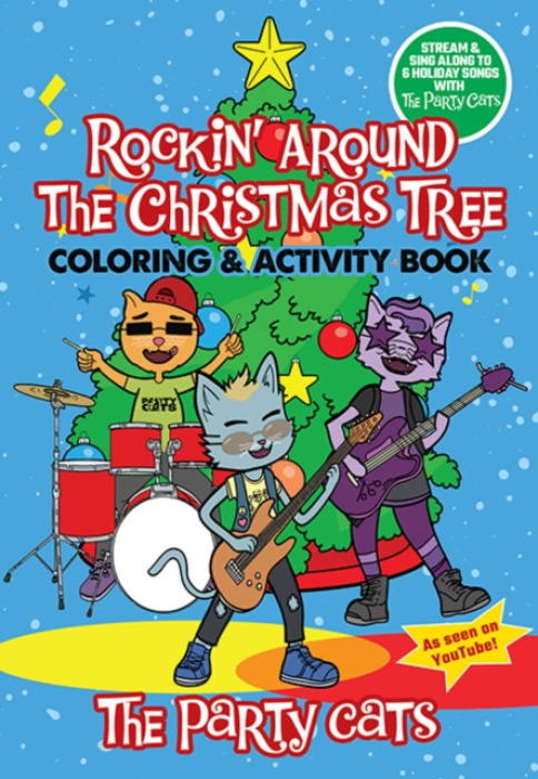 Dover Publications Inc. Party Cats Rockin' Around the Christmas Tree Coloring & Activity Book - Dover Publications Inc a Primary Wave