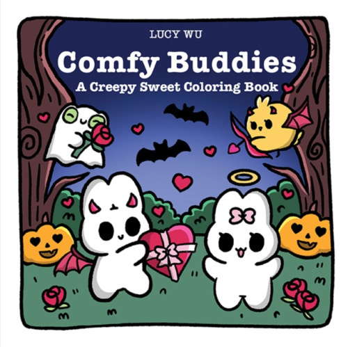 Dover Publications Inc. Comfy Buddies: A Creepy Sweet Coloring Book - Wu, Lucy