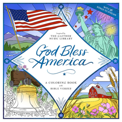 Dover Publications Inc. God Bless America: A Coloring Book with Bible Verses - Gaither Music Group