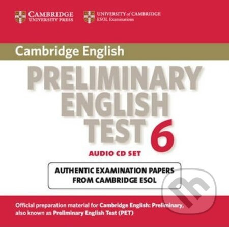 Cambridge Preliminary English Test 6 Audio CDs (2) - audiokniha z kategorie Jazykové učebnice a slovníky