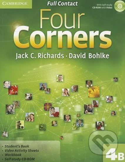 Four Corners 4: Full Contact B with S-Study CD-ROM - kniha z kategorie Jazykové učebnice a slovníky