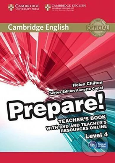Prepare 4/B1 Teacher´s Book with DVD and Teacher´s Resources Online - kniha z kategorie Jazykové učebnice a slovníky