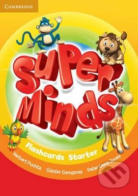 Super Minds Starter: Flashcards (Pack of 78) - Herbert Puchta, Gunter Gerngross, Peter Lewis-Jones - kniha z kategorie Jazykové učebnice a slovníky