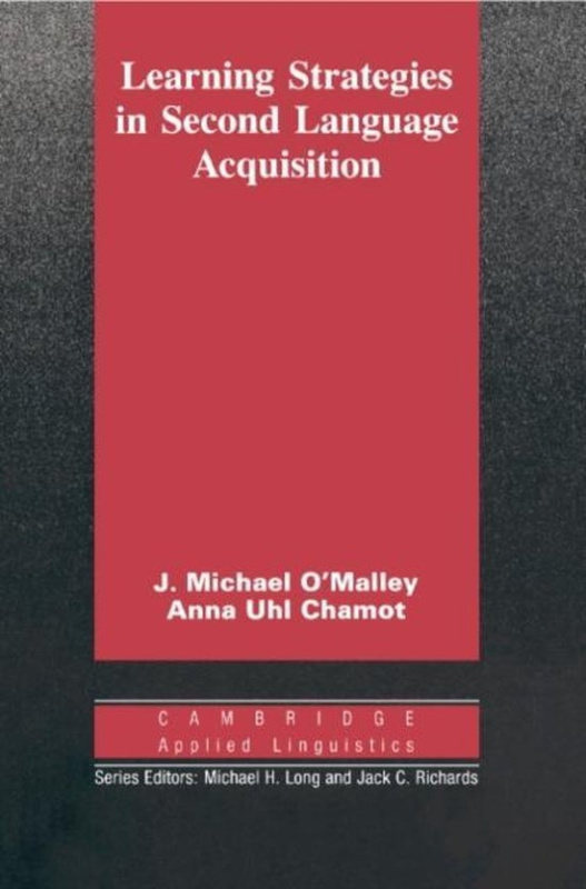 Learning Strategies in Second Language Acquisition PB Cambridge University Press