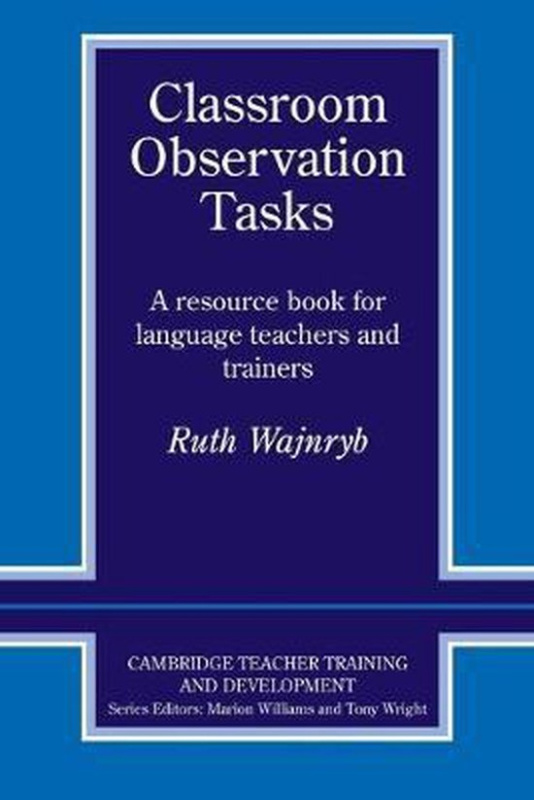 Classroom Observation Tasks PB Cambridge University Press
