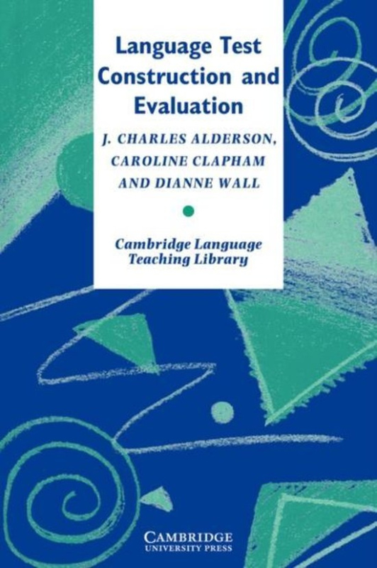 Language Test Construction and Evaluation PB Cambridge University Press