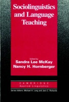 Sociolinguistics and Language Teaching PB Cambridge University Press