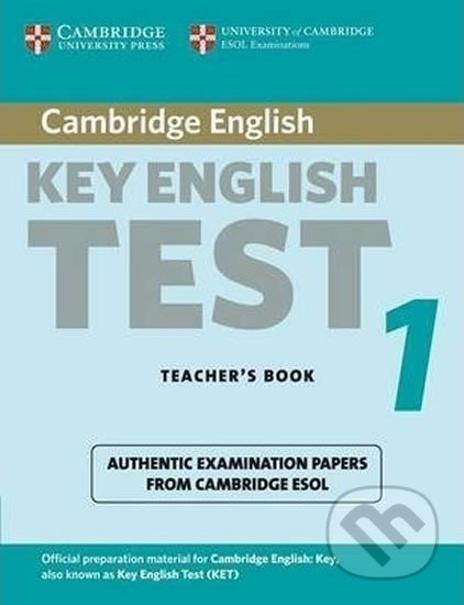 Cambridge Key English Test 1: Teacher´s Book - kniha z kategorie Jazykové učebnice a slovníky