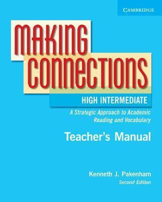 Making Connections High Intermediate Instructor´s Manual Cambridge University Press