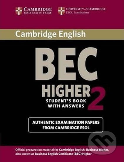Cambridge BEC Higher 2 Student´s Book with Answers - kniha z kategorie Jazykové učebnice a slovníky