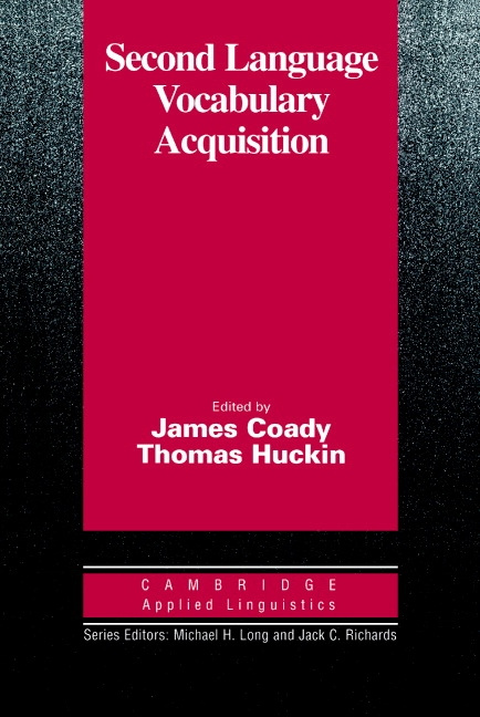 Second Language Vocabulary Acquisition PB Cambridge University Press