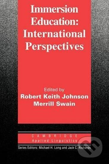 Immersion Education International Perspectives PB Cambridge University Press