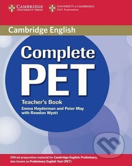 Complete PET Teachers Book - Emma Heyderman - kniha z kategorie Jazykové učebnice a slovníky