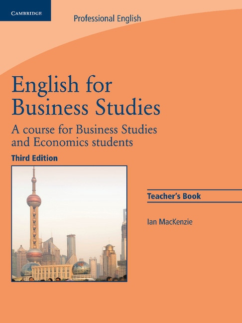 English for Business Studies Teacher´s Book 3rd edition - Ian MacKenzie