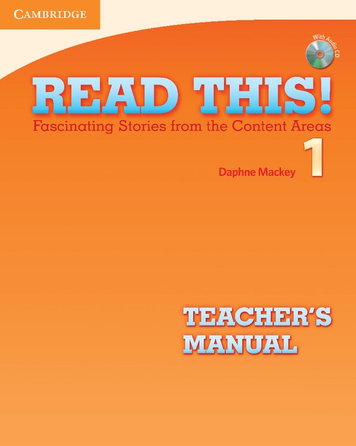 Read This! 1 Teacher´s Manual Cambridge University Press