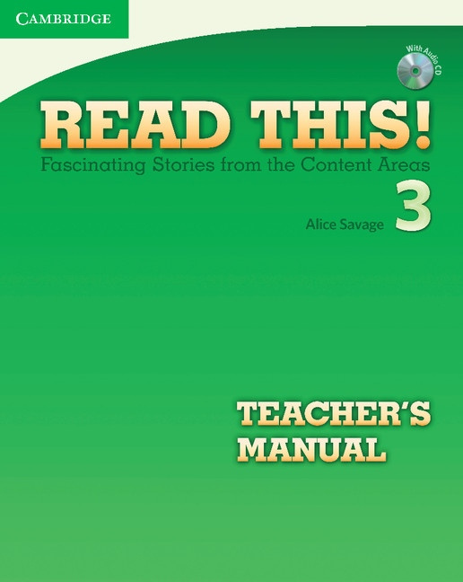 Read This! 3 Teacher´s Manual Cambridge University Press