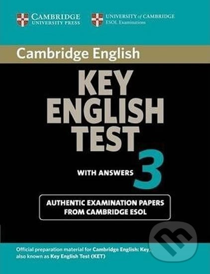 Cambridge Key Eng Test 3: Student´s Book with answers - kniha z kategorie Jazykové učebnice a slovníky