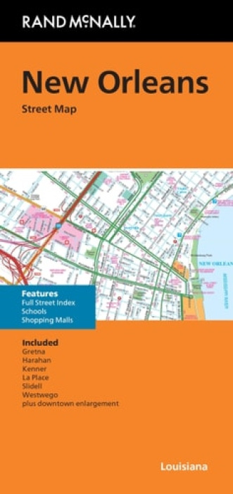 Rand McNally & Co ,U.S. Rand McNally Folded Map: New Orleans Street Map - Rand McNally