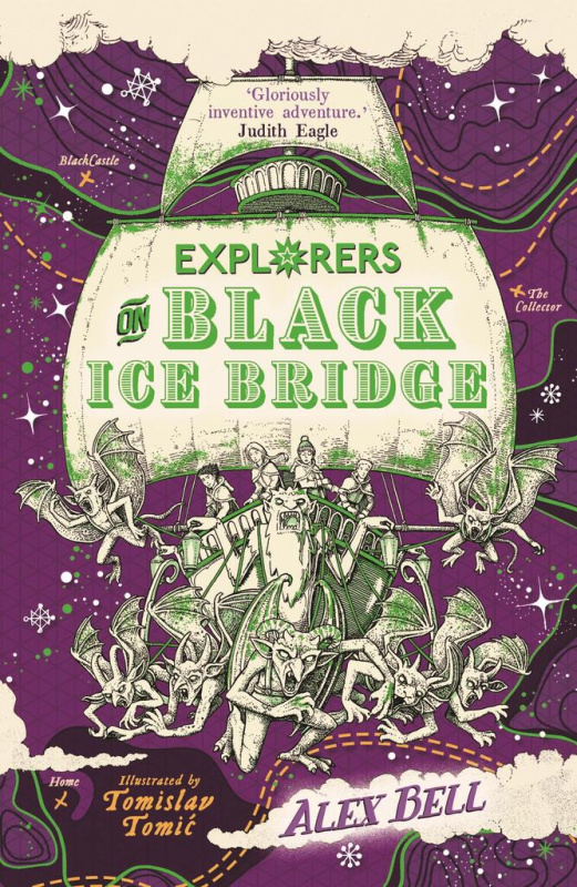 Explorers on Black Ice Bridge - Alex Bell, Tomislav Tomic (ilustrácie) - kniha z kategorie Beletrie pro děti