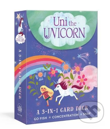 Uni the Unicorn 3-in-1 Card Deck (Card games include Crazy Eights, Concentration, and Snap) - kniha z kategorie Hry pro děti
