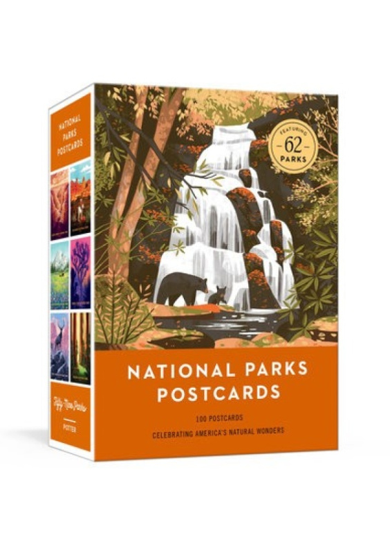 National Parks Postcards, 100 Illustrations That Celebrate Americas Natural Wonders Random House USA Inc