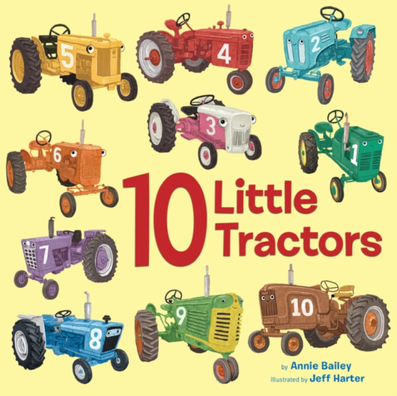 10 Little Tractors - Annie Bailey, Jeff Harter - kniha z kategorie Pro děti