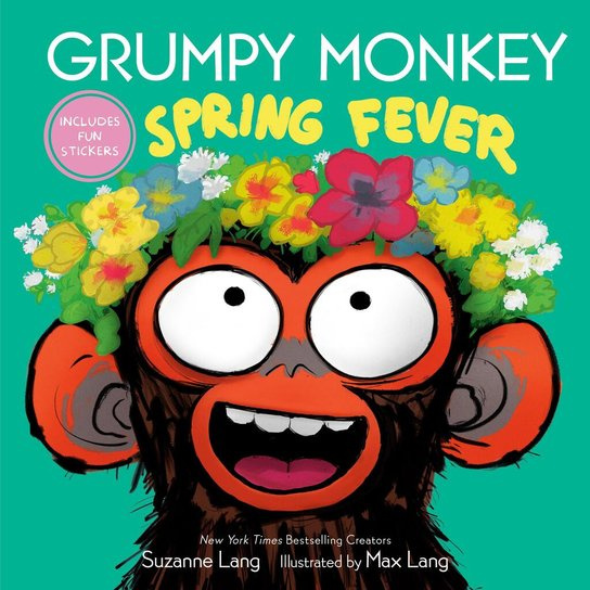 Grumpy Monkey Spring Fever, Includes Fun Stickers! Random House USA Inc
