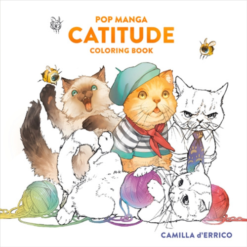 Penguin Young Readers Pop Manga Catitude Coloring Book - D'Errico, Camilla