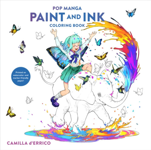 Penguin Young Readers Pop Manga Paint and Ink Coloring Book - D'Errico, Camilla