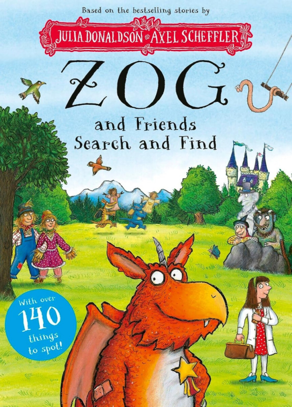 Zog and Friends Search and Find -  Julia Donaldsonová