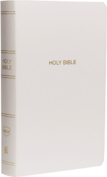 NKJV, Gift and Award Bible, Leather-Look, White, Red Letter, Comfort Print, Holy Bible, New King James Version Thomas Nelson Publishers