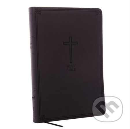 NKJV, Value Thinline Bible, Large Print, Charcoal Leathersoft, Red Letter, Comfort Print - kniha z kategorie Filozofie