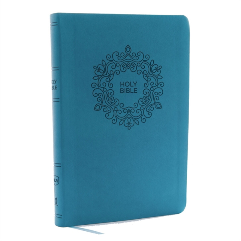 NKJV, Value Thinline Bible, Large Print, Turquoise Leathersoft, Red Letter, Comfort Print - Thomas Nelson