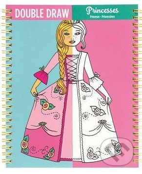 Princesses - kniha z kategorie Omalovánky, vystřihovánky, papír