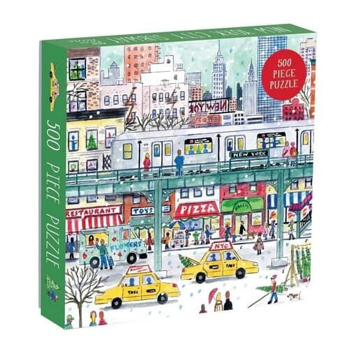 GALISON Čtvercové puzzle Metro v New Yorku 500 dílků