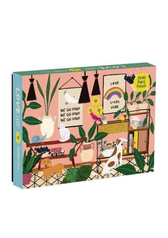 Anne Bentley Love Lives Here 1000 Piece Puzzle GALISON