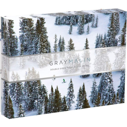 Galison Oboustranné puzzle Sníh Gray Malin 500 dílků