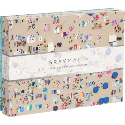 Galison Oboustranné puzzle Pláž Gray Malin 500 dílků