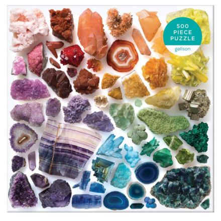 Galison puzzle duhové krystaly 500 dílků