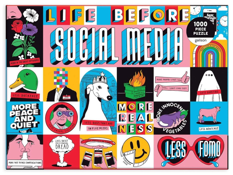 Galison puzzle Život před sociálními médii 1000 dílků