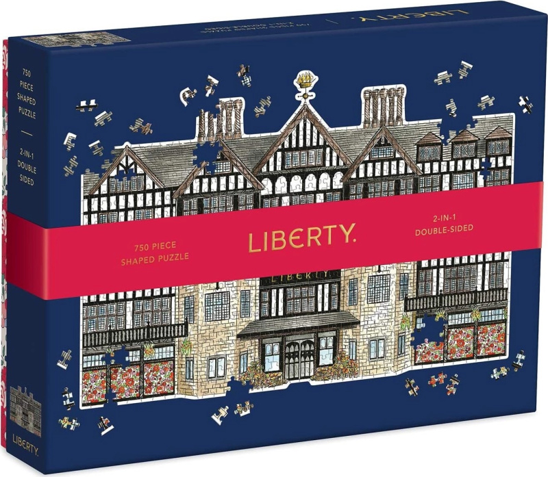 Oboustranné puzzle Liberty London Tudor Building 750 dílků